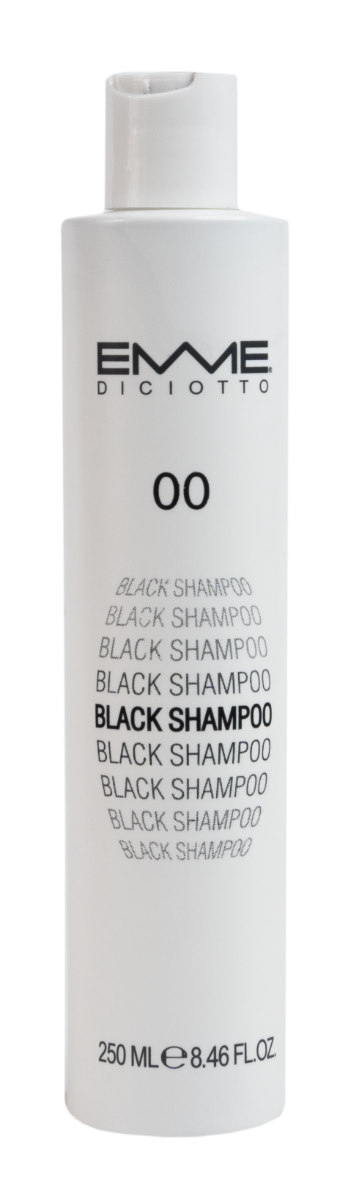 00 Black Shampoo, 250 ml. - EMME DICIOTTO