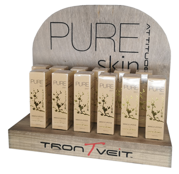 PURE Skin ATTITUDE Miracle Lipstick Wooden Display