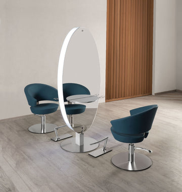 Mercury - Double-sided Hairdressing Mirror - Salon Ambience