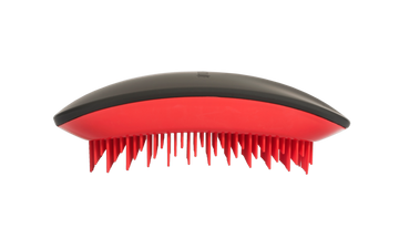 Hårbørste Soft Touch Edition, Black/Red - Tangle Mouse