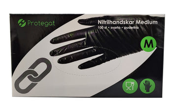 Nitrilhandsker, Sort, str. M