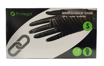 Nitrilhandsker, Sort, str. S