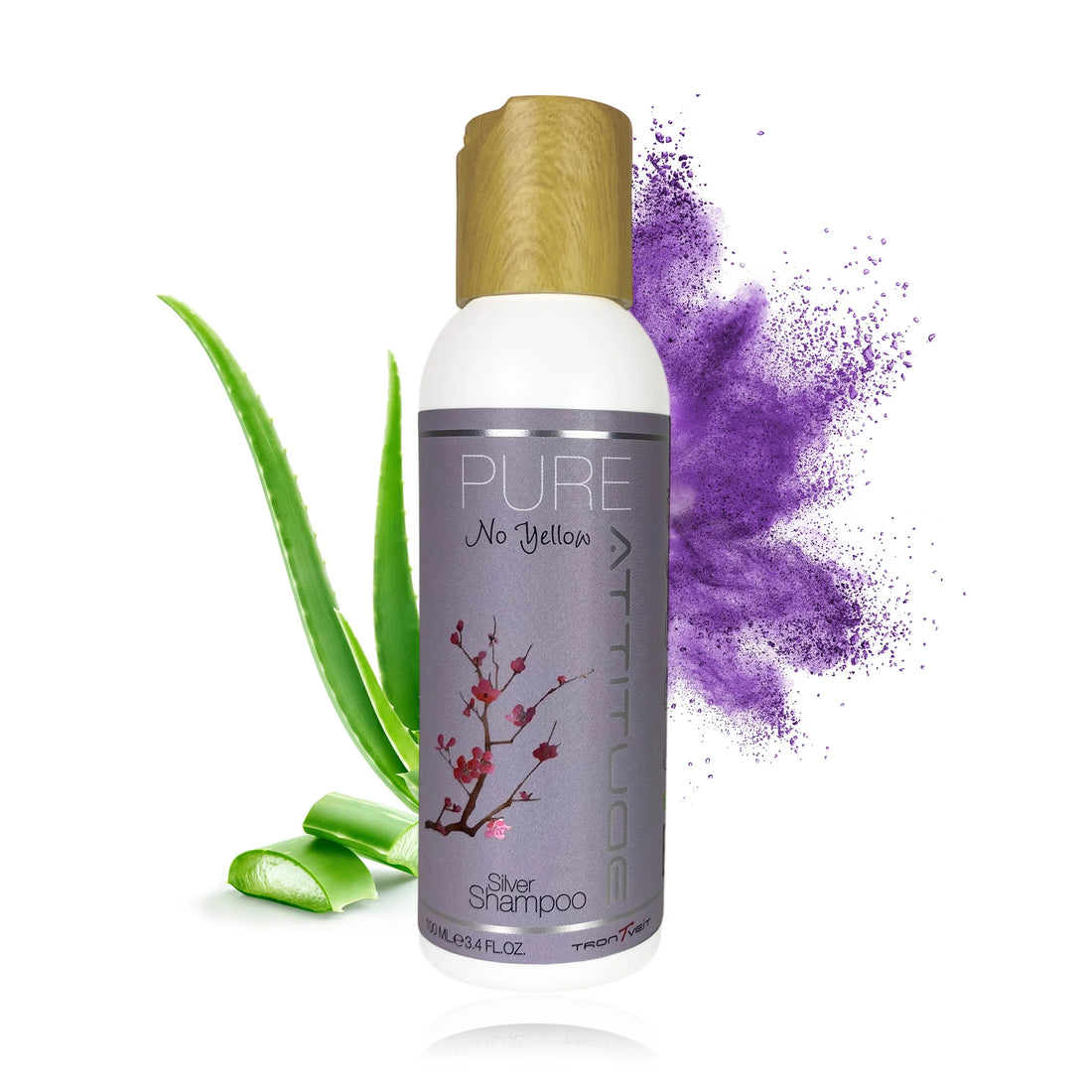 No yellow Shampoo, 100 ml. - PURE ATTITUDE