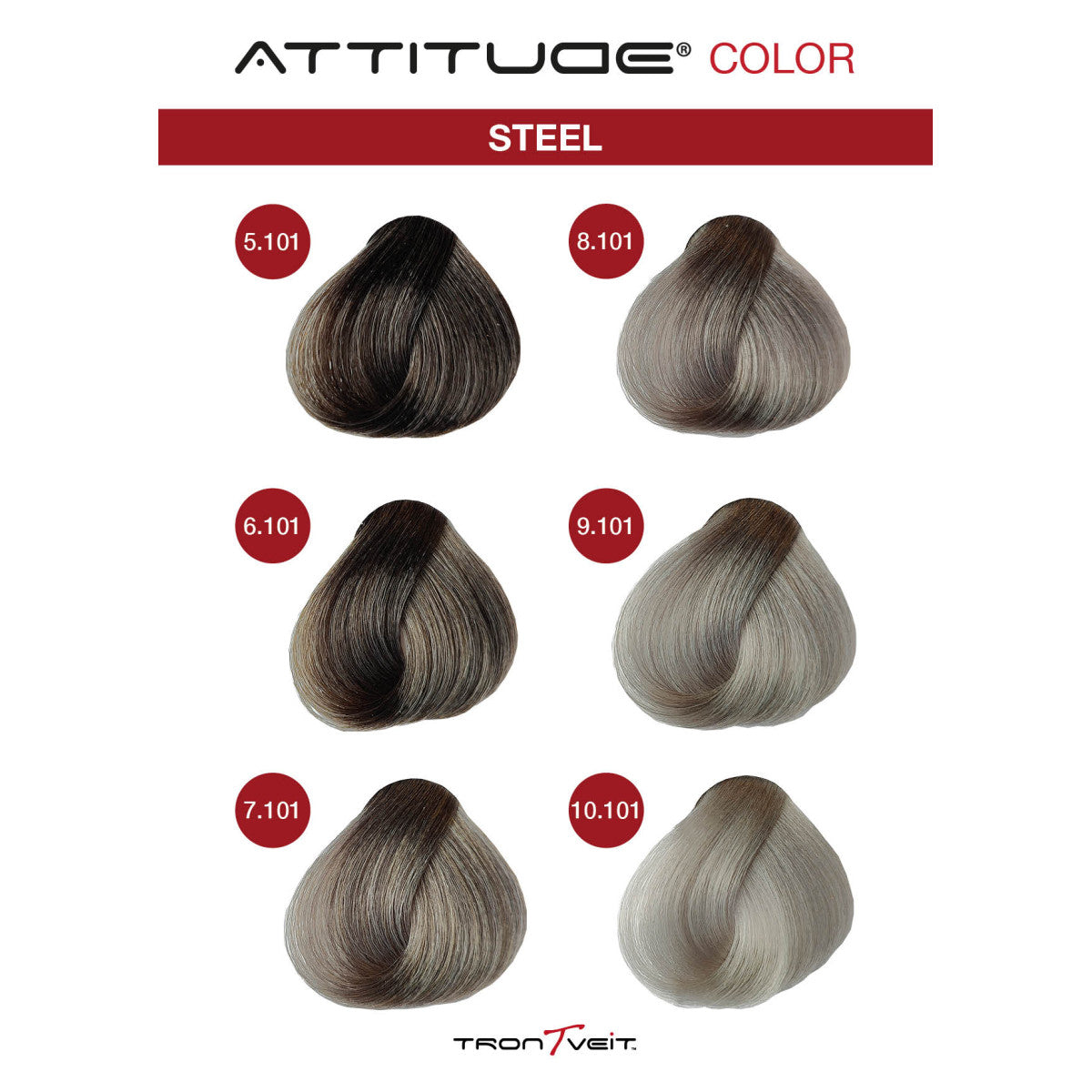 Color Code 9101 9.101 Very Light Steel Blonde - ATTITUDE Color – Trontveit B2B