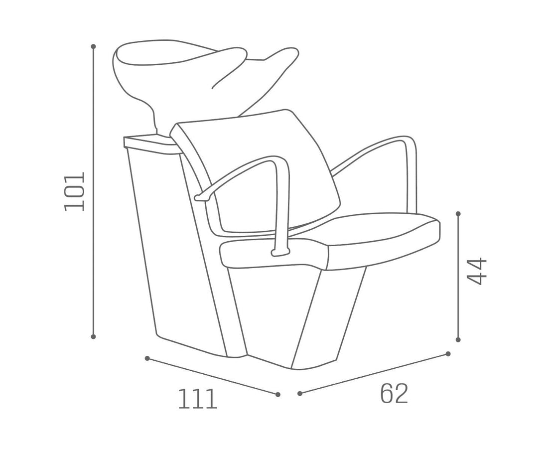 Compact - Washing chair - Salon Ambience 