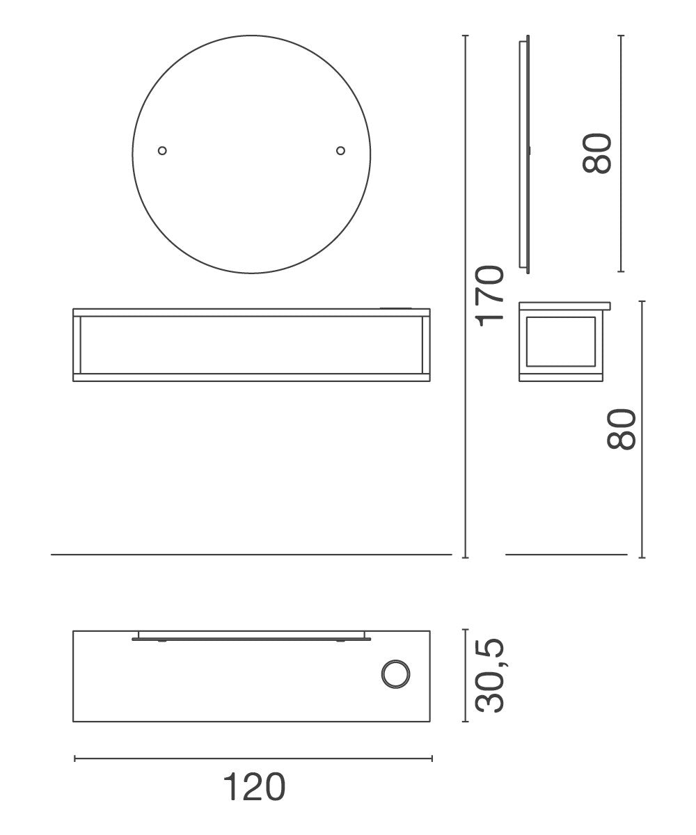 Giove - Hairdressing mirror - Luca Rossini