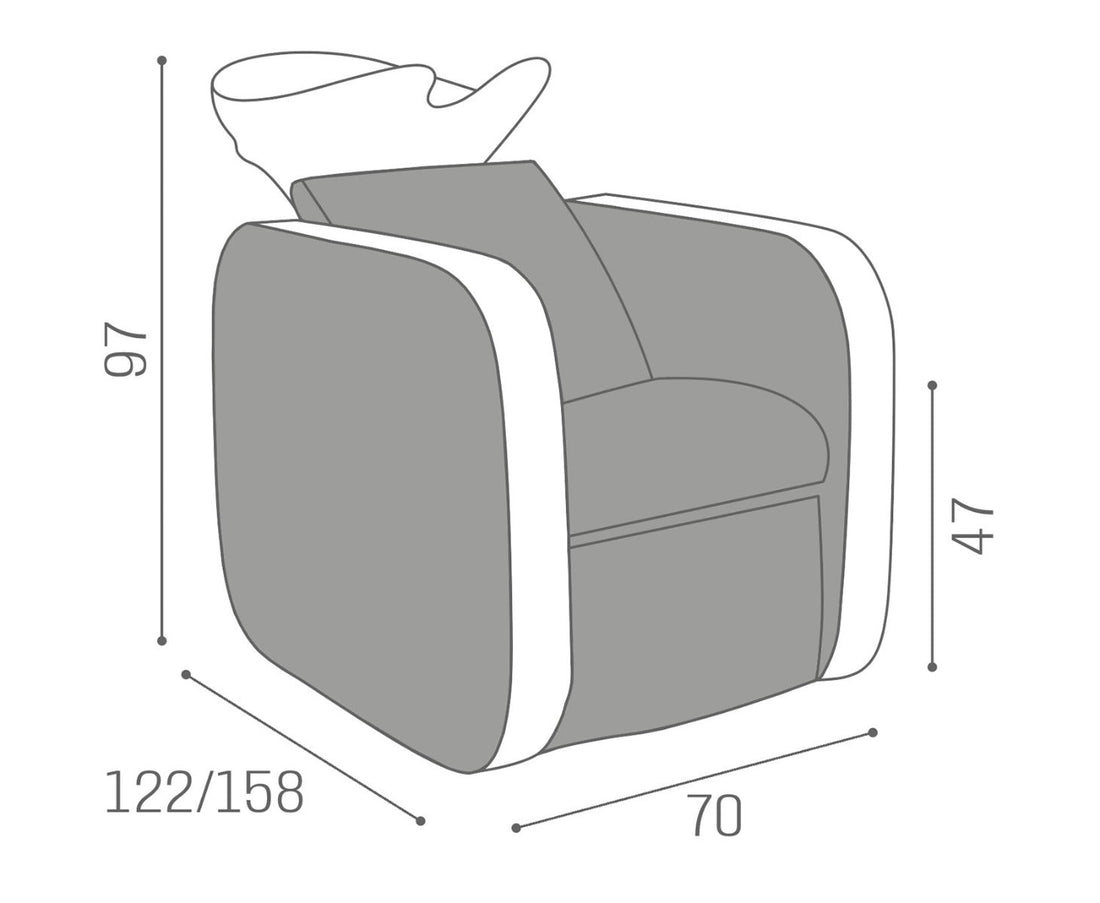 Iconwash - Washing chair - Salon Ambience 