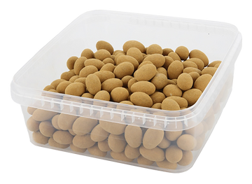 Licorice almonds, 1250g - Aalborg Chocolate 