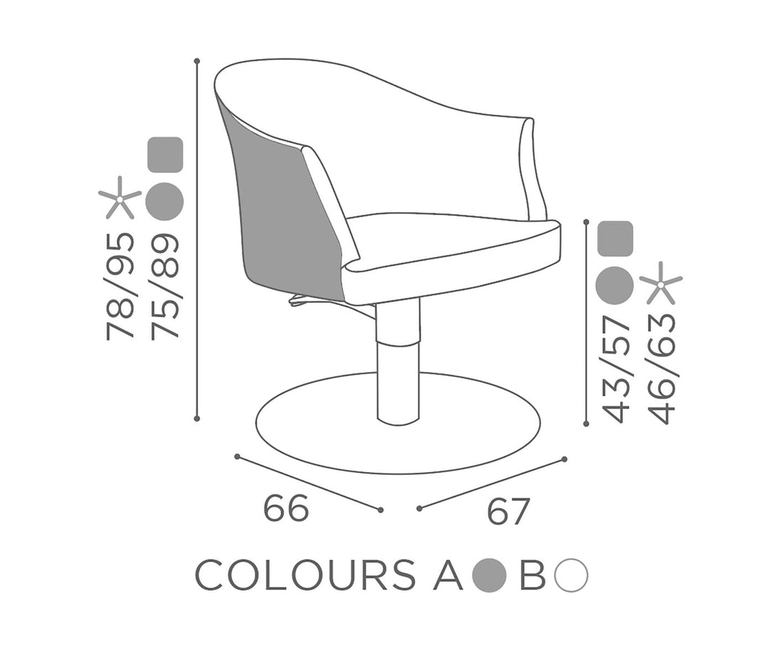 Margot - Hairdressing chair - Salon Ambience 