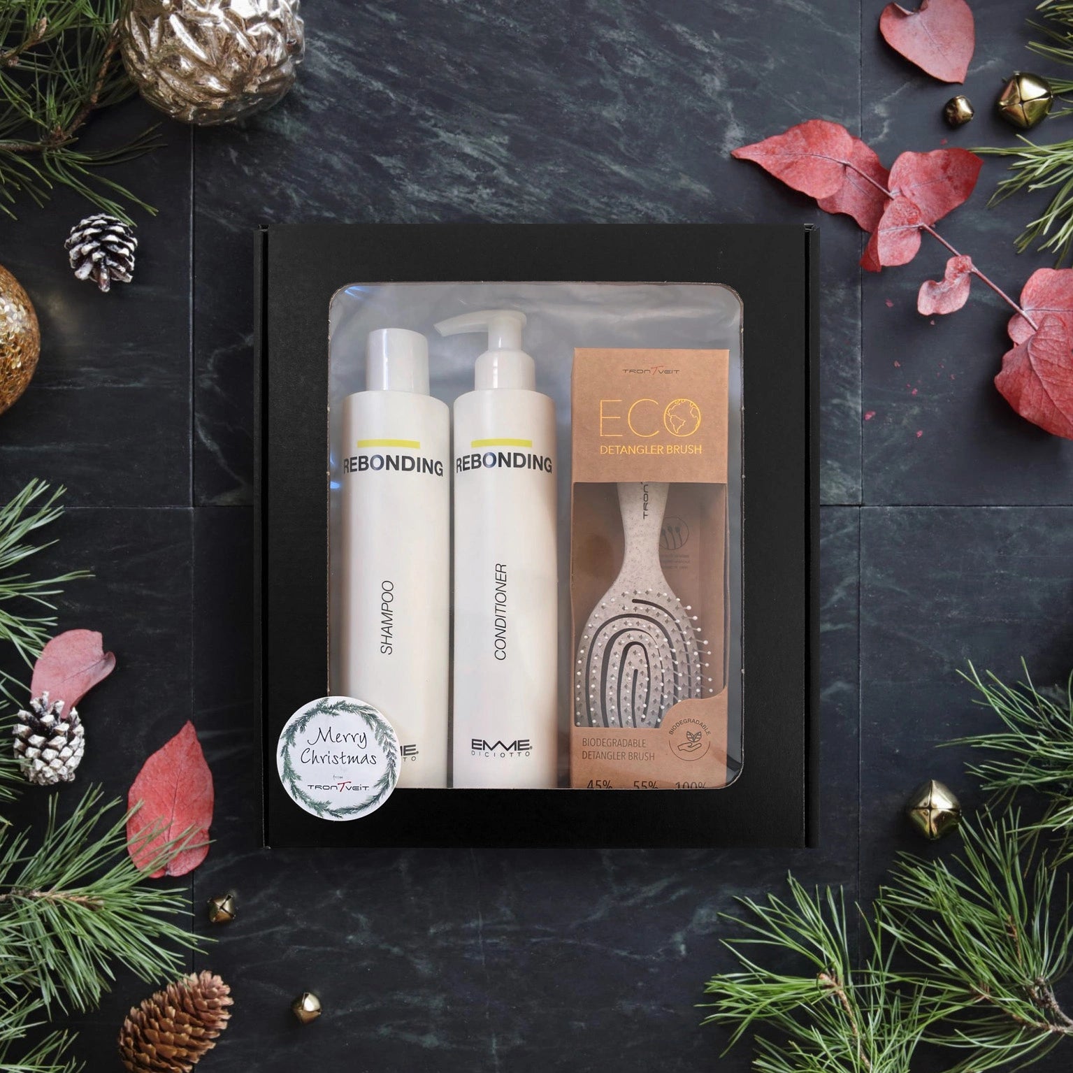 Rebonding Shampoo/Conditioner + PURE ATTITUDE Eco Detangler julekampagne